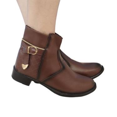 Imagem de Bota Feminino Cano Curto Estilo Pleno Ankle Boot 207