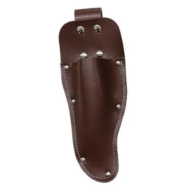 Imagem de Ioensy Bainha de poda de jardim, couro PU, bolsa com suporte para cinto