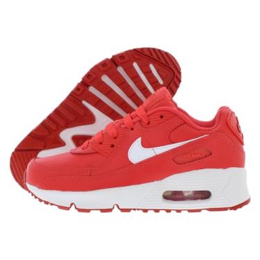 Imagem de NIKE Tênis de corrida masculino de couro, Vermelho/branco e vermelho, 12 Little Kid
