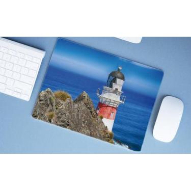 Imagem de Mouse Pad Emborrachado Personalizado Grande Náutico Oceania Praia Mar 