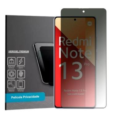 Imagem de Película Hidrogel Privacidade Para Redmi Note 13 Pro 4g - GR Global Re