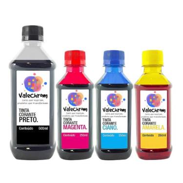 Imagem de Kit 4 Tinta Compatível Canon G3160 G2160 GL-11 GL11 1,25 Litros - Vale