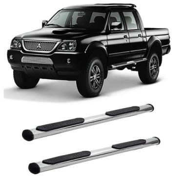 Imagem de Estribo l200 sport 2003 a 2008 outdoor 2007 a 2011 cromado - SOLAR