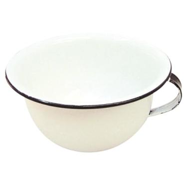 Imagem de Urinol Pinico Poá Adulto Idoso Criança Esmaltado N:24 3,20 Litros