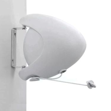 Imagem de Varal De Parede Retrátil Para Fixar De Lavanderia 15m Branco - Ordene