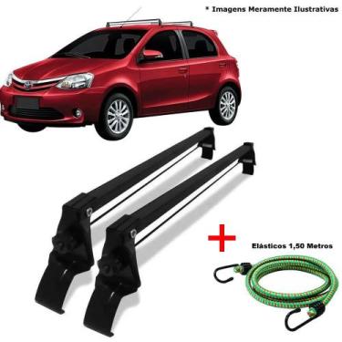 Imagem de Rack de Teto Toyota Etios Hatch 13 até 2019 e 1 Elástico Corda - VHIP