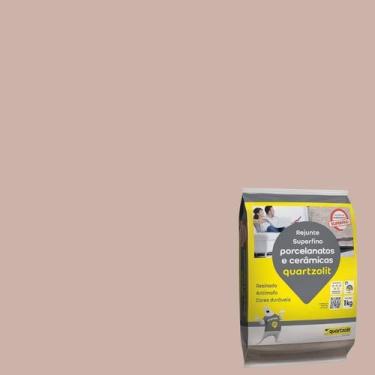 Imagem de Rejunte Superfino Porcelanatos e Cerâmicos 1Kg - Quartzolit, Marrom Ta