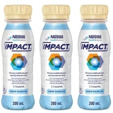 Imagem de Impact Nestlé Kit C/3 200ML (escolha o Sabor) - Nestlé Impact, Baunilh