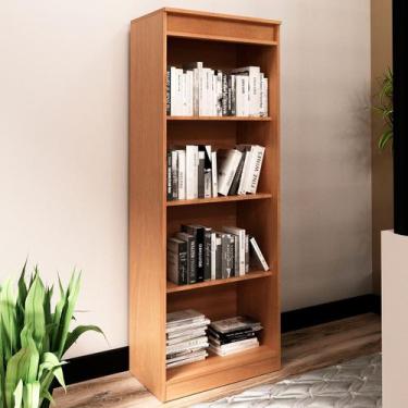 Imagem de Estante para Livros 3 Prateleiras Me4150 Amêndoa - Tecno Mobili, Moder
