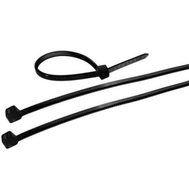 Imagem de Abraçadeira de Nylon 3,6 x 200mm c/100 peças preta - Melfi