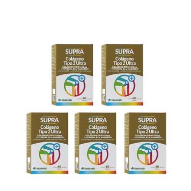 Imagem de Kit 5 Supra Colágeno Tipo 2 Ultra 60 Capsulas - Herbamed