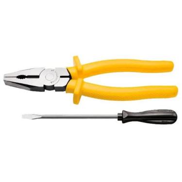 Imagem de Alicate Tramontina Universal 8" 1000v + Chave de Fenda - TRAMONTINA FE
