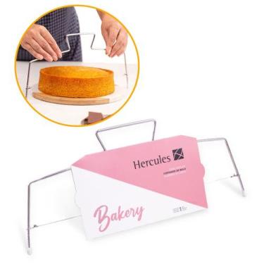 Imagem de Cortador de Bolos Hercules Bakery Aço Inox 34x16 cm 8 estágios de Altu