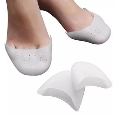 Imagem de 1 Par Palmilhas Silicone Protetor De Dedos Biqueira Bailarina - Pra vc