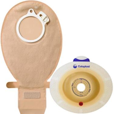 Imagem de Kit 03 Bolsa de Colostomia 60mm Sensura Opaca + 03 Placa Convexa 60mm 