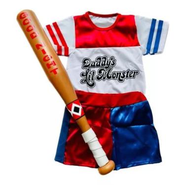 Imagem de Fantasia infantil arlequina com taco tema festa - azkaban Fantasias, M