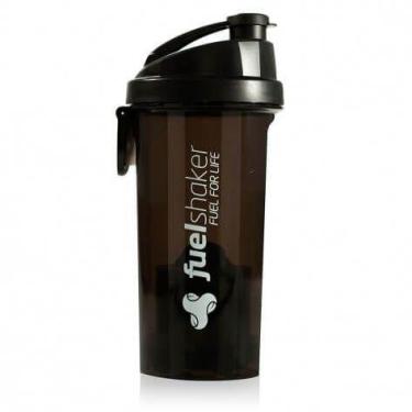 Imagem de FUEL SHAKER 470ml C/ COMPARTIMENTO PRETA - FIT & FUEL