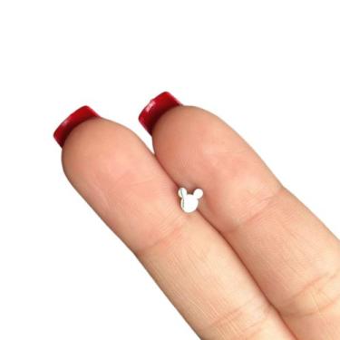 Imagem de Piercing Tragus Cartilagem Mickey Mouse Haste 6 - RaraSteel Piercing