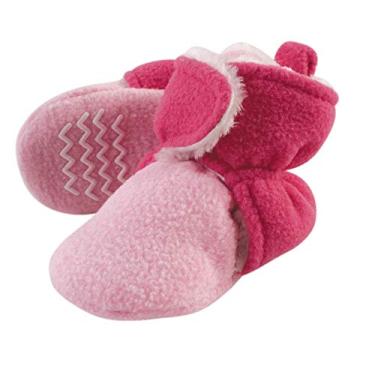 Imagem de Hudson Baby Botas unissex aconchegantes de lã e lã de ovelha sintética, Rosa claro e rosa escuro, 0-6 meses