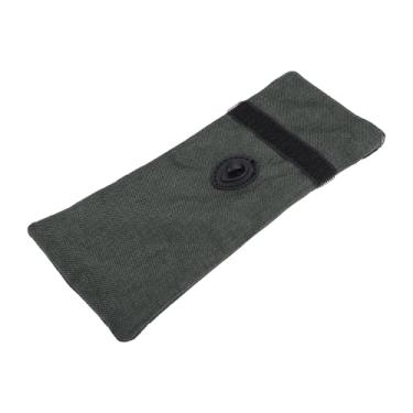 Imagem de VekAuto 1 peça, bolsa Faraday, sacos de bloqueio de sinal RFID universal para acionador de partida de carro sem chave de carro, protetor de chaveiro tela cinza