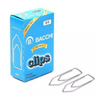 Imagem de Clips Bacchi Galvanizado em Aço Tamanhos Diversos 1/0, 2/0, 3/0, 4/0, 