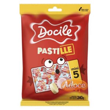 Imagem de Pastilha de frutas pastille mini 5 240g/100un docile