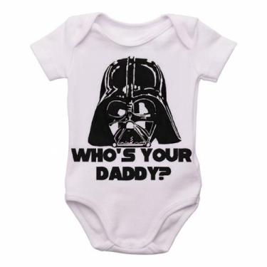 Imagem de body nenê criança roupa bebê   Darth Vader Who's your daddy - Empório 