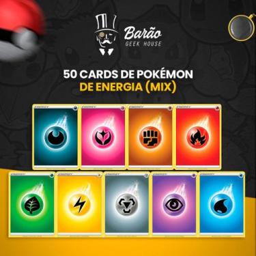 Imagem de ORIGINAL - Lotes de 50 Energias Pokemon A SUA ESCOLHA - Copag