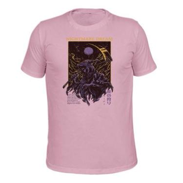 Imagem de Camiseta Plus Size Unissex Malha 30.1 Nigthmare - Surprass, Rosa, G4