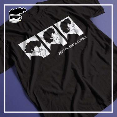 Imagem de Camiseta Cowboy Bebop Spike Spiegel Unissex - Kamisetas Otaku, XG, Pre