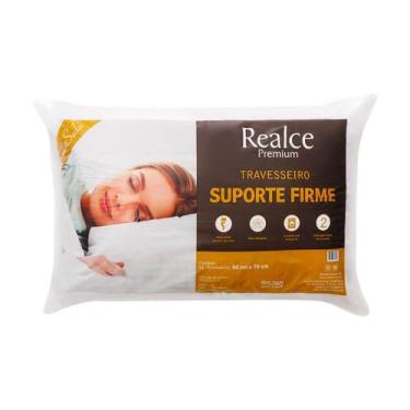 Imagem de Travesseiro Para Cama Lavável Realce Macio Suporte Firme 50x70cm - Sul