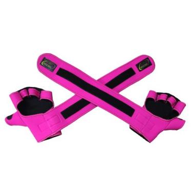 Imagem de Luva para Academia Luva com Munhequeira de Neoprene Rosa - Exercise Sp