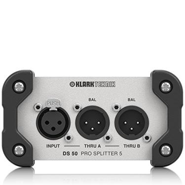 Imagem de Klark teknik PRO SPLITTER 5 DS 50 Divisor de sinal passivo de 1 entrada/5 saídas com alcance dinâmico estendido