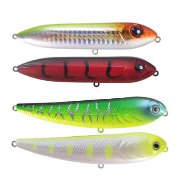 Imagem de Eupheng Equipamento flutuante de peixe-gato, boia de linha de chocalho para pesca de gato, pino estilo dragão demônio, equipamento de peixe-gato com gancho de fio de pesca e gancho circular, 4 peças