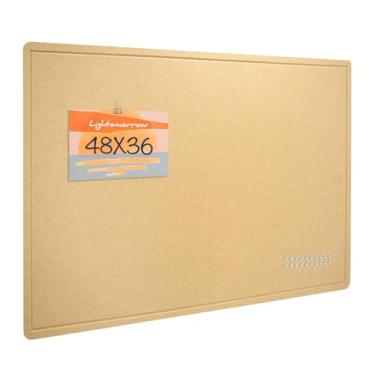 Imagem de Quadro de avisos grande, placa de feltro de 122 x 91 cm, quadro de pinos decorativos, quadro de cortiça de 10 cm x 8 cm alternativo para parede, quadro fotográfico dobrável, quadro de visão