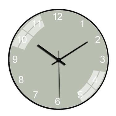 Imagem de Vários tipos de relógios de parede, relógio de parede moderno para sala de estar, relógio de quartzo escandinavo silencioso, sem necessidade de fazer furos e decoração de parede