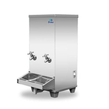 Imagem de Bebedouro De Água 25 Litros Bancada Inox Ra025 Frisbel, 110V, Inox, 2 