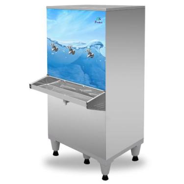 Imagem de Bebedouro De Água 100 Litros Ra10 Adesivado Frisbel, 110V, Inox adesiv