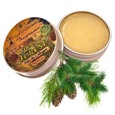 Imagem de Black Forest Colônia - Eau de Colônia - Bálsamo Sólido - Óleos Essenciais de Aromaterapia (Abeto Preto, Pinheiro, Cipreste, Madeira de Cedro e Folha, Juniper) - Fragrância Natural - Presentes de Festa