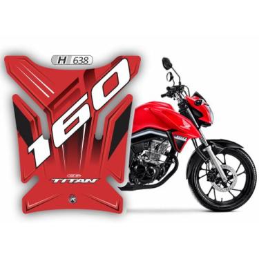 Imagem de Adesivo Protetor Tanque Moto CG160 Titan H638 - Resitank