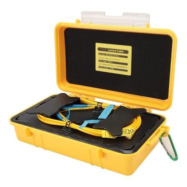 Imagem de Caixa de Cabo de Lançamento de Fibra óptica OTDR, Caixa de Cabo de Lançamento SM G652D 9/125um OTDR Monomodo, SC/UPC - SC/UPC 2000M Cabo de Extensão de Modo único OTDR Teste