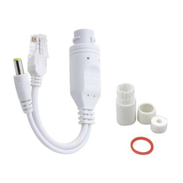 Imagem de Adaptador divisor injetor RJ45 POE 10/100Mbps, 48V a 12V