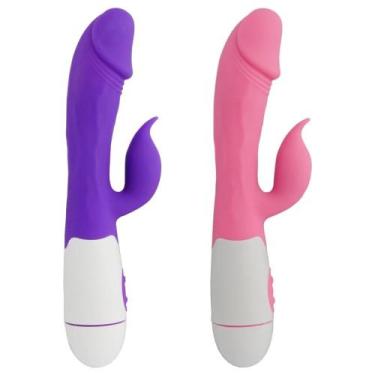 Imagem de Vibrador Estimulador Clitóris 10 Vibrações - sexy import, Rosa