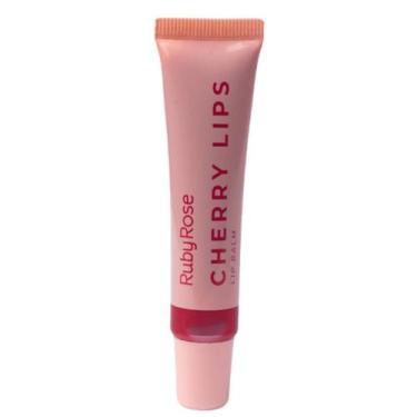 Imagem de Gloss Lip Balm Labial Hidratante Cherry Lips Ruby Rose HBL6503