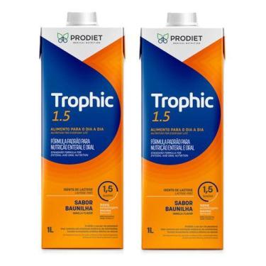 Imagem de Kit 2 Un Trophic 1.5 1 Litro Dieta Enteral Prodiet