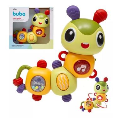 Imagem de Brinquedo Centopeia de Atividades Musical Divertido Colorido - Buba