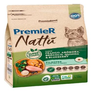 Imagem de Ração Gatos Premier Nattu Filhotes Abóbora 1,5kg