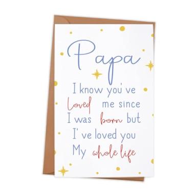 Imagem de Cartão de dia dos pais para presente de aniversário do papai dos netos melhores presentes para avô para homens presente de dia do avô para papai papai papai cartão de aniversário para pop pop pop avô