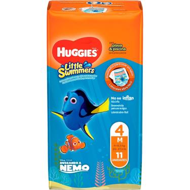 Imagem de Fraldas Huggies Little Swimmers M - 11 Unidades