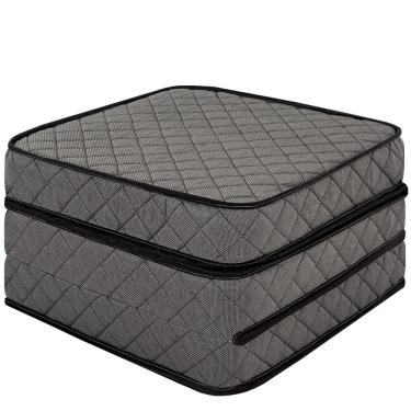 Imagem de Puff Solteiro Multiuso 3 em 1 Portátil Colchonete de Espuma - bf Colchões